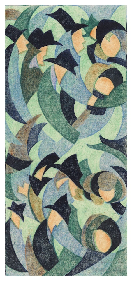 Hyde Park by Sybil Andrews