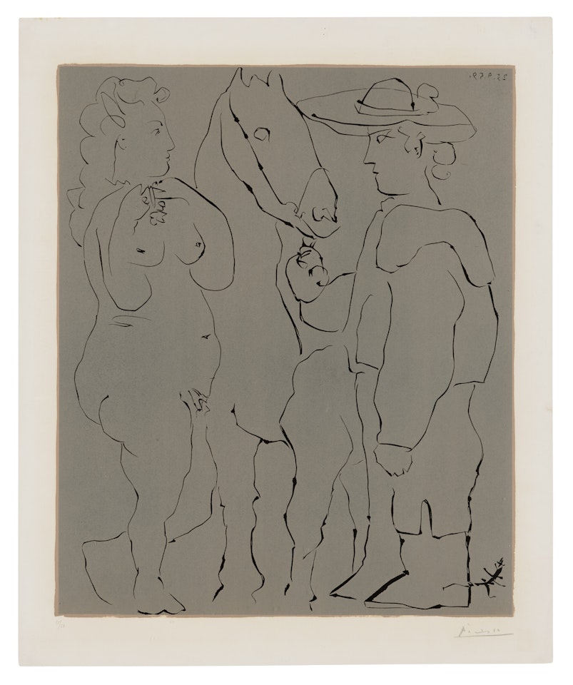 Picador, Femme at Cheval by Pablo Picasso