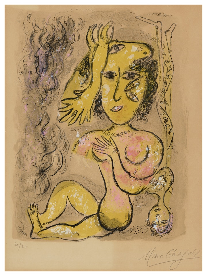 Le cirque: one plate by Marc Chagall