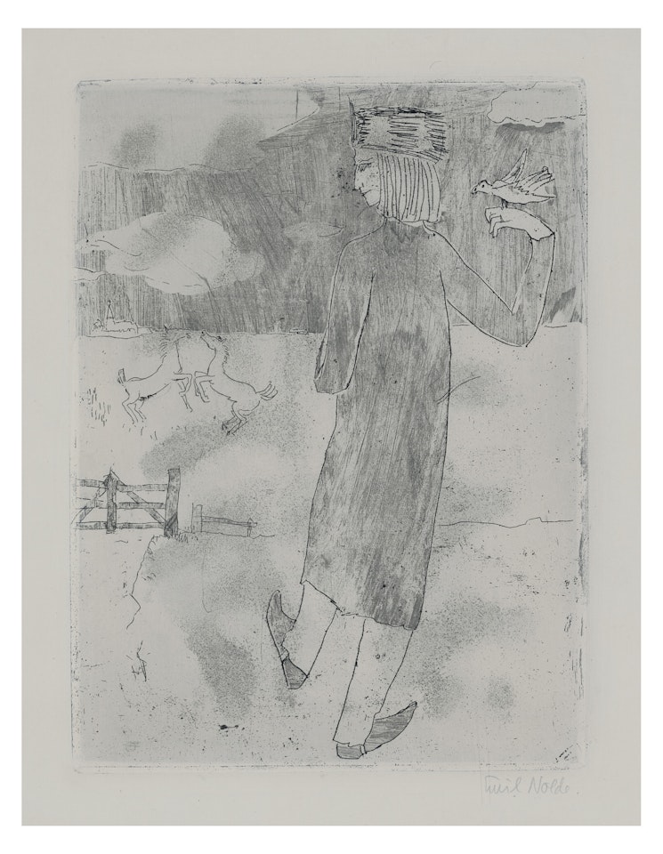 Der Tierfreund by Emil Nolde