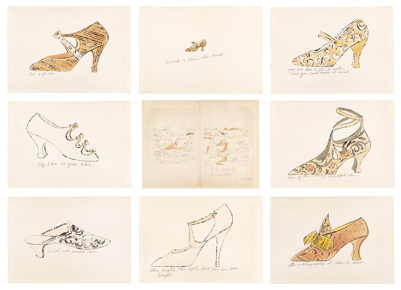 A La Recherche du Shoe Perdu by Andy Warhol