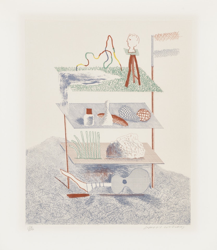 Serenade, from: The Blue Guitar by David Hockney