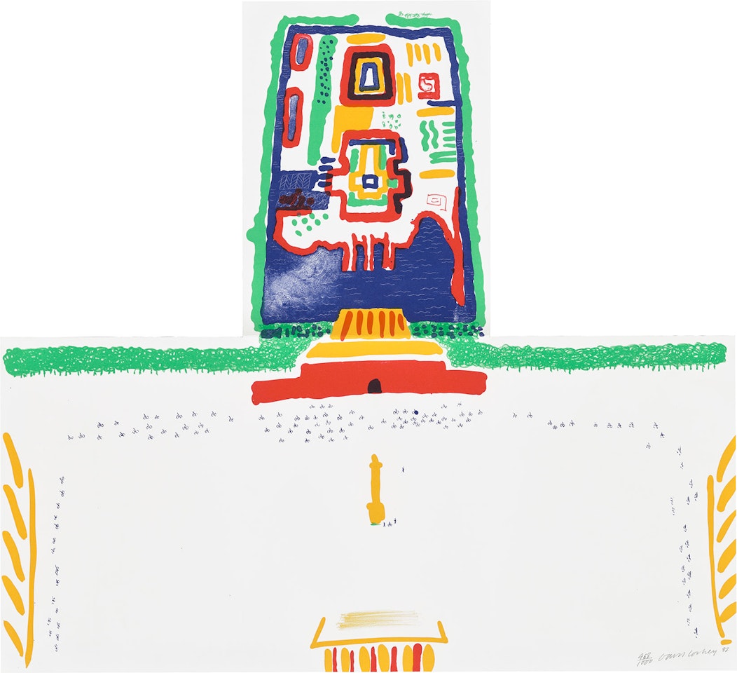China Diary (M.C.A.T. 254) by David Hockney
