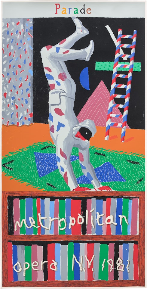 Parade, Metropolitan Opera, New York (B. 103) by David Hockney