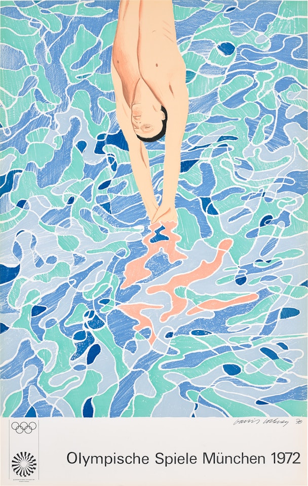 Olympische Spiele München (Olympic Games Munich) (B. 34) by David Hockney