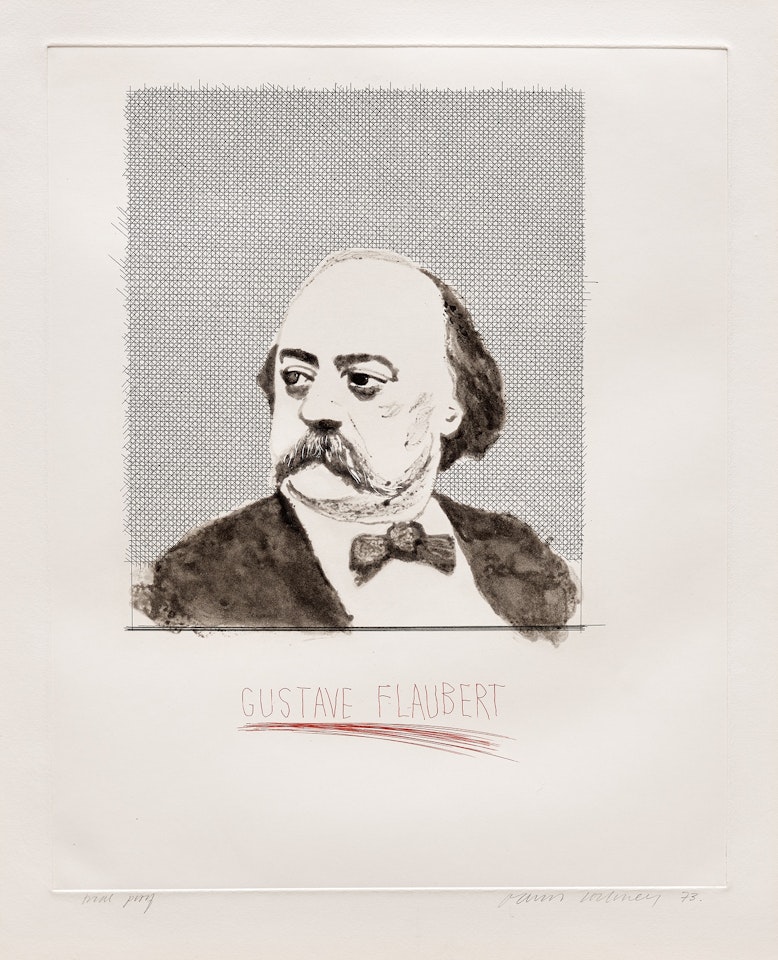 Gustave Flaubert (S.A.C. 152, M.C.A.T. 146) by David Hockney