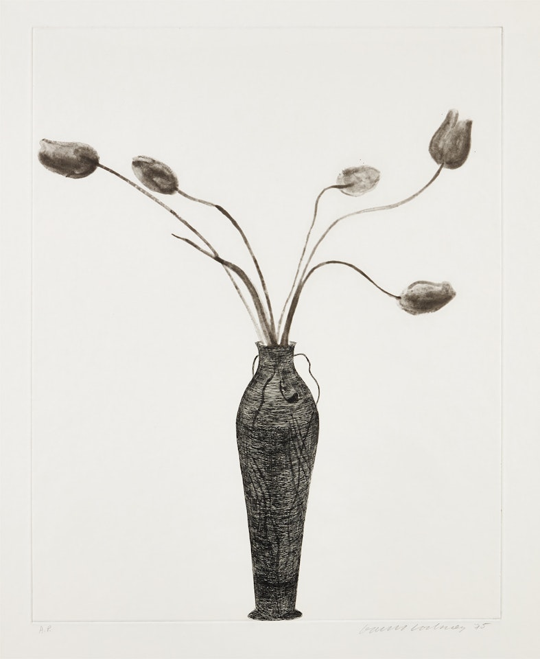 Tulips (S.A.C. 158, M.C.A.T. 142) by David Hockney