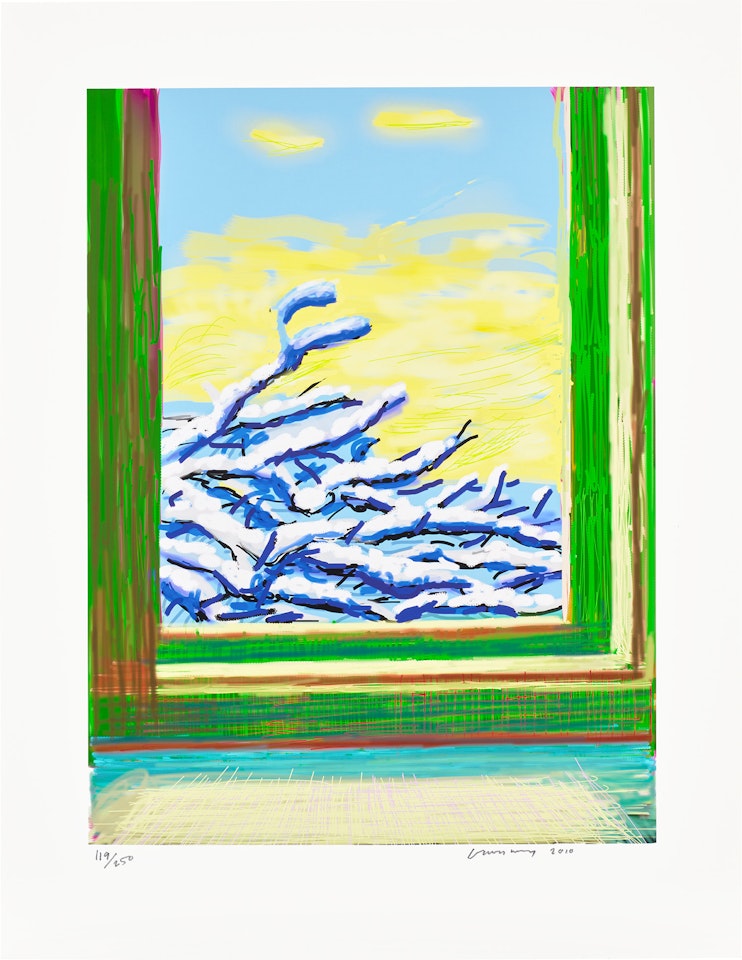 My Window: No. 610, 23rd December 2010 by David Hockney