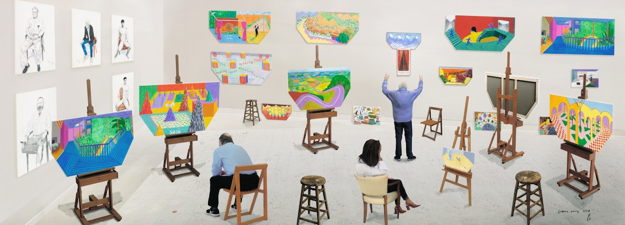Inside It Opens Up As Well by David Hockney