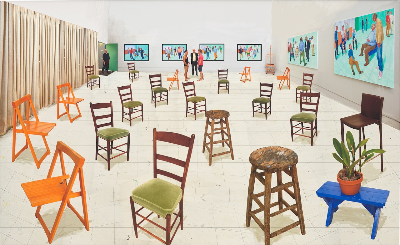 Sparer Chairs by David Hockney