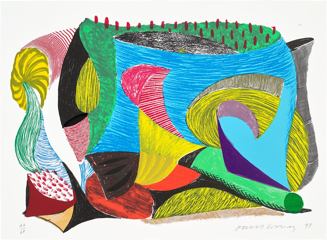 Above and Beyond, from Some More New Prints (G. 1625, M.C.A.T. 339) by David Hockney