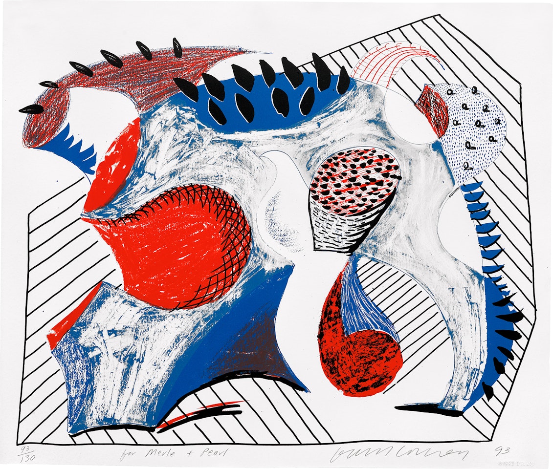 Untitled for Joel Wachs (G. 1584) by David Hockney