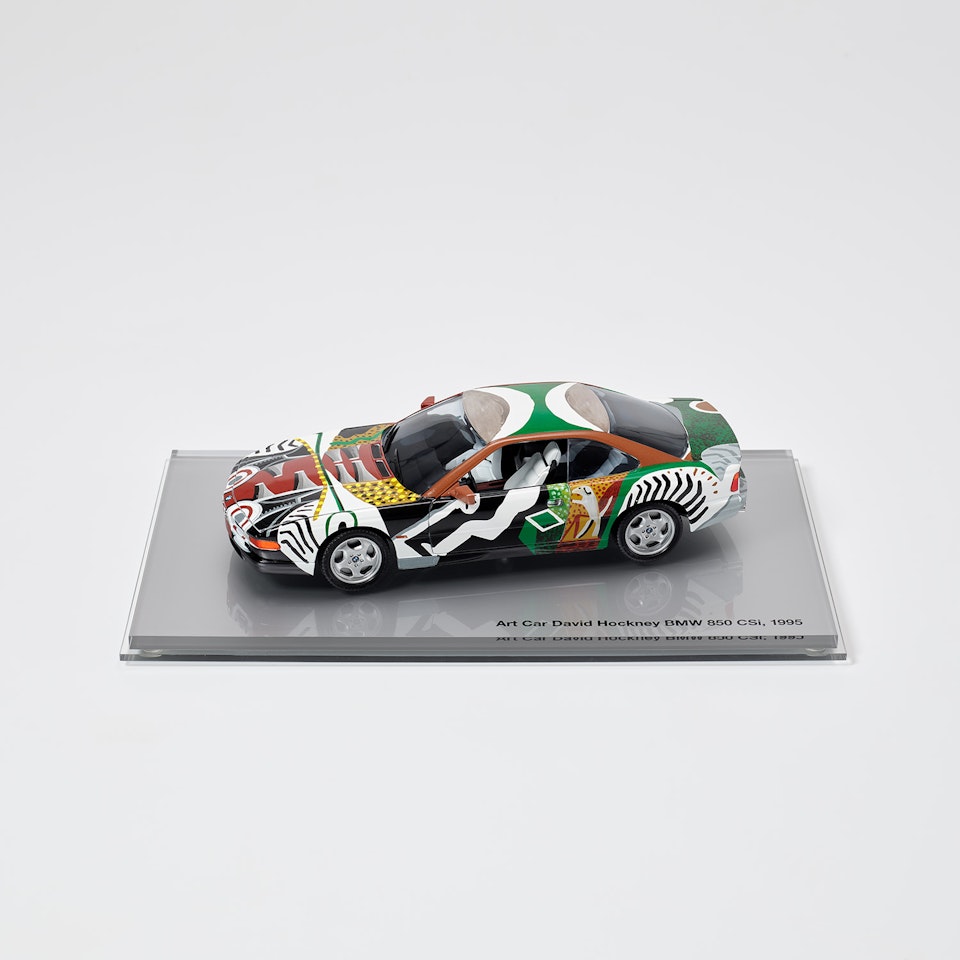 Art Car David Hockney BMW 850 CSi, 1995 by David Hockney