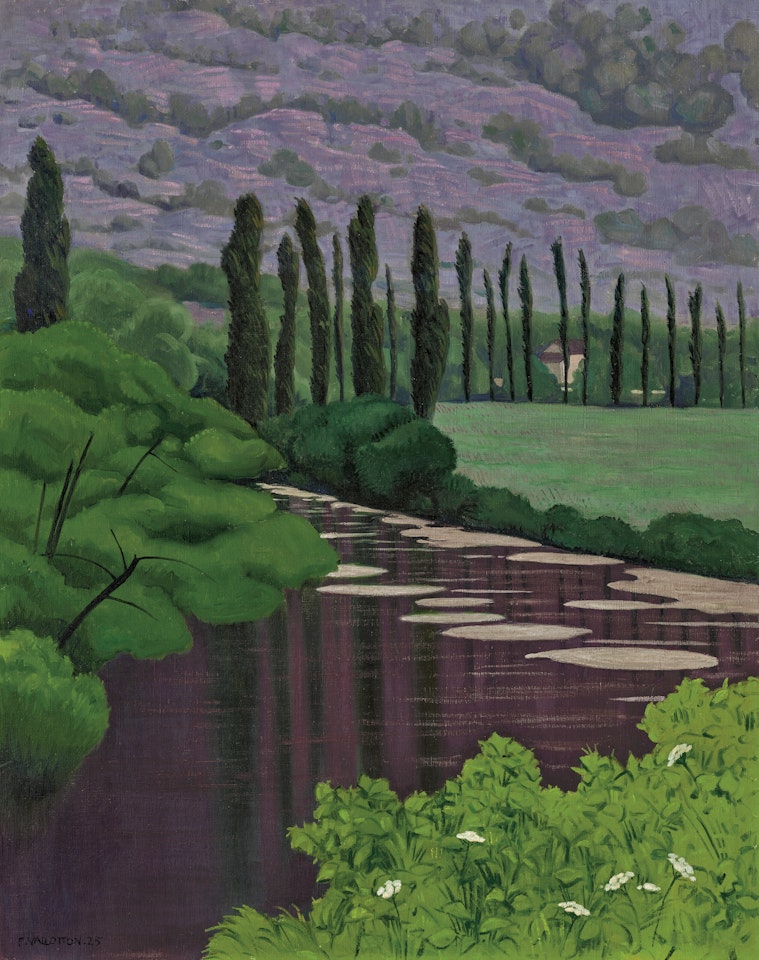 Paysage à Marcillac by Félix Vallotton