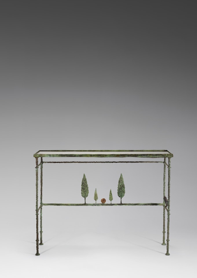 La console 'Hommage à Böcklin' by Diego Giacometti