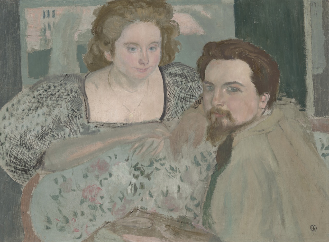 Portrait de Marthe et de Maurice by Maurice Denis