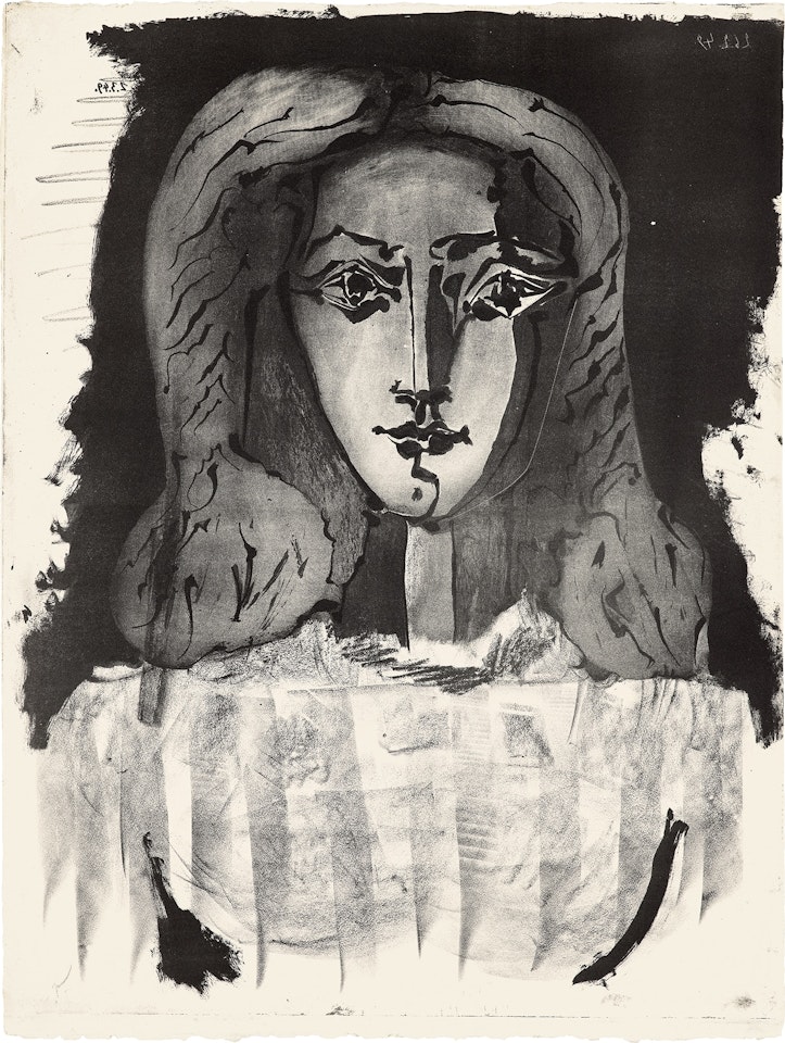 Buste de jeune femme (Bust of a Young Woman) (M. 158, R. 465) by Pablo Picasso