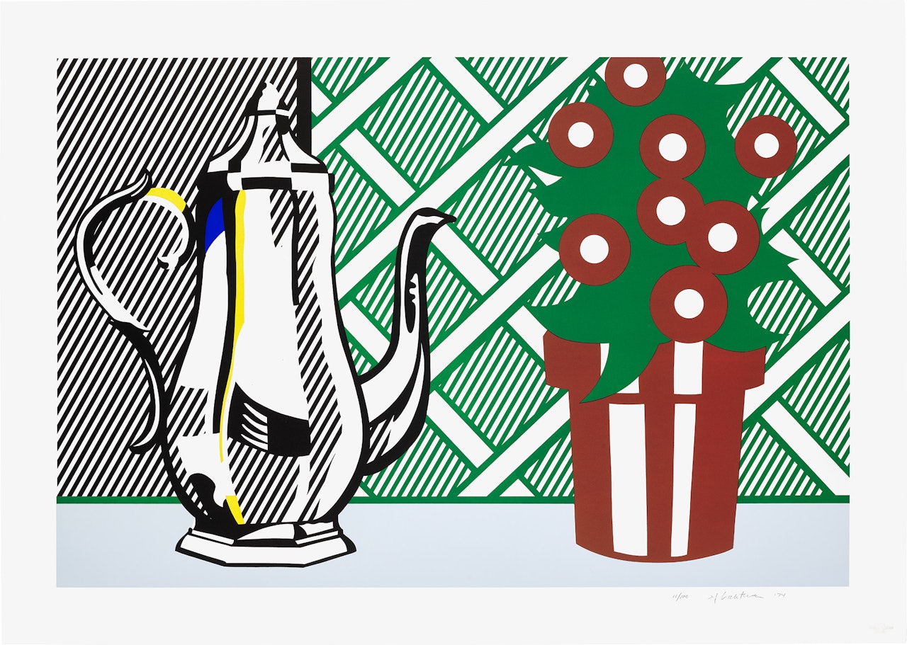 Still Life with Pitcher and Flowers, from Six Still Lifes Series (C. 130) by Roy Lichtenstein