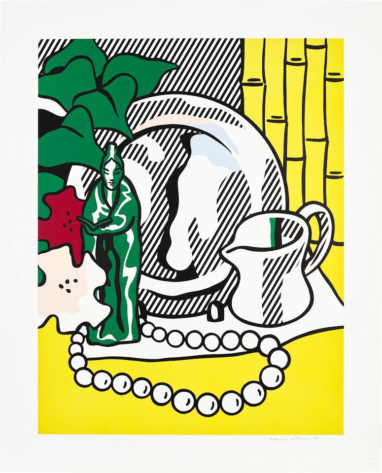 Still Life with Figurine, from Six Still Lifes Series (C. 128) by Roy Lichtenstein