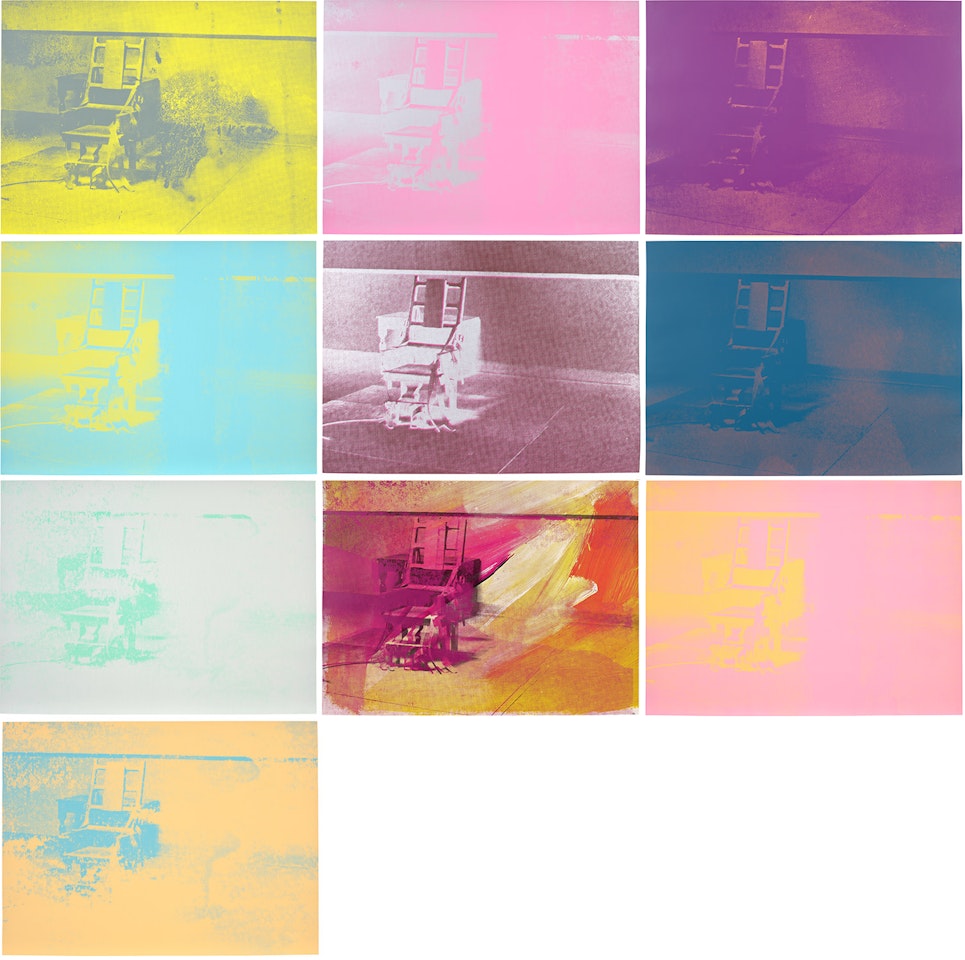 Electric Chairs (F. & S. 74-83) by Andy Warhol