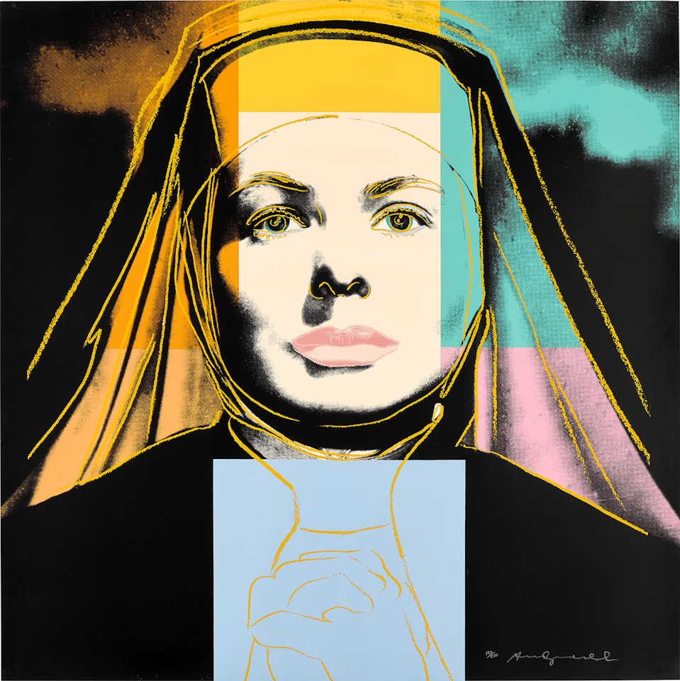 The Nun, from Ingrid Bergman (F. & S. 314) by Andy Warhol