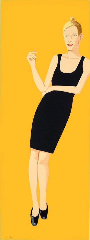 Oona, from Black Dress by Alex Katz