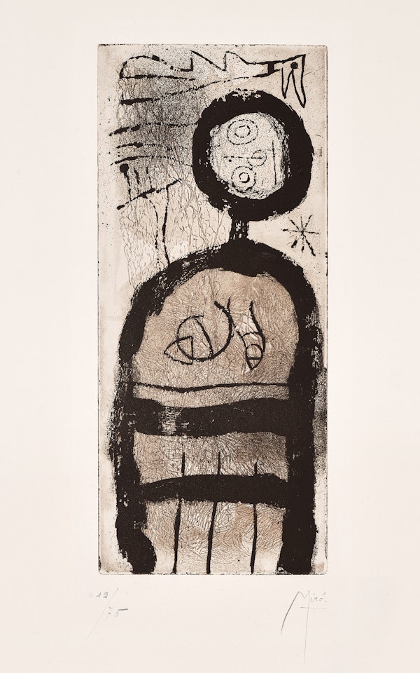 La créole (The Creole) (D. 147) by Joan Miró