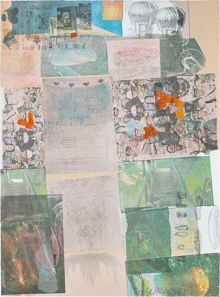 Deposit, from America: The Third Century by Robert Rauschenberg