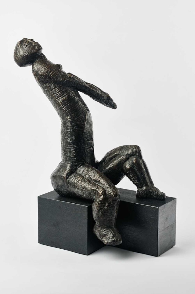 Large seated woman by Sidney Kumalo