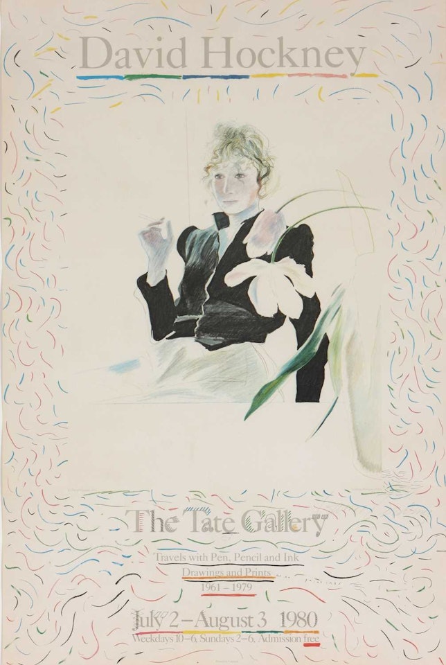 The Tate Gallery exhibition poster by David Hockney