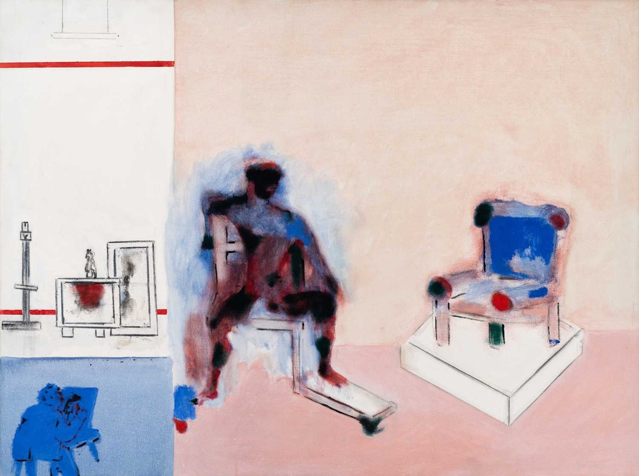 Artist in his Studio by Robert Hodgins