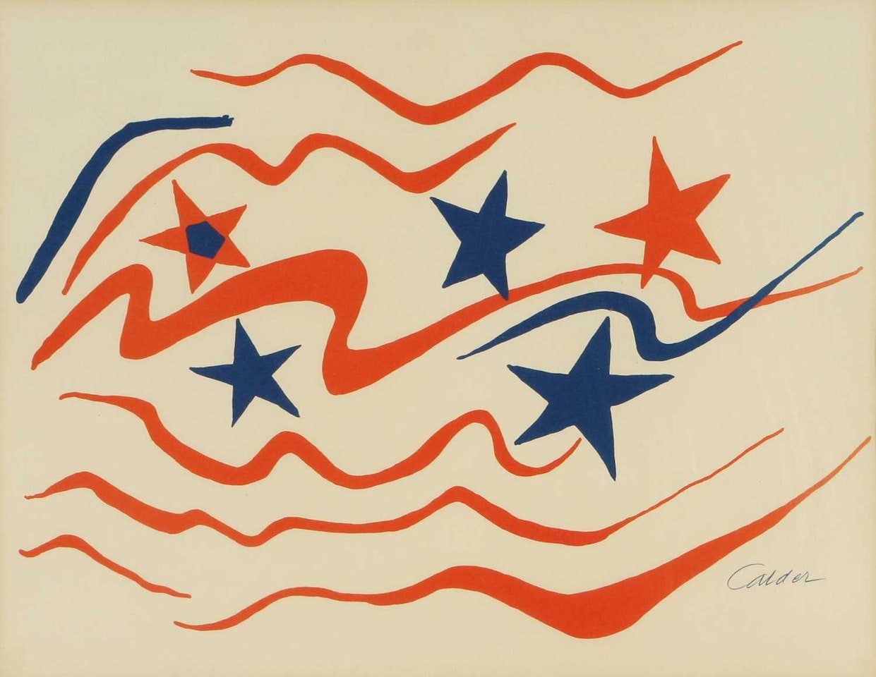 Flying Colours (Stars and Stripes) by Alexander Calder