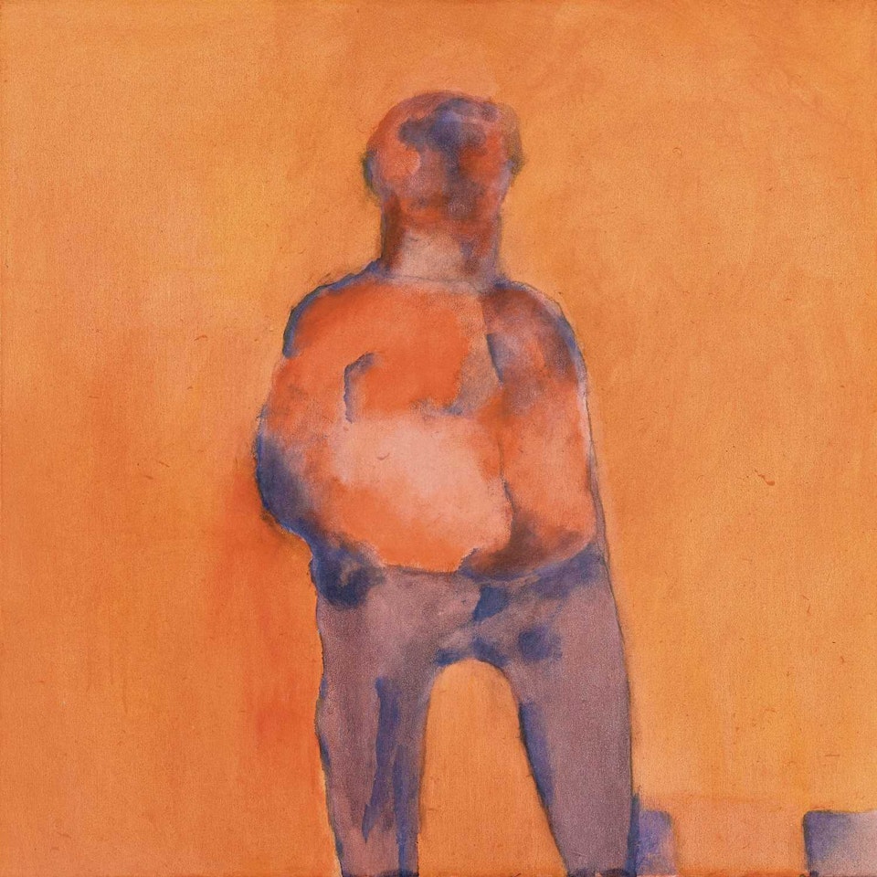 Study in Blue and Orange (Literally True: Not an easy way out of titling work) by Robert Hodgins