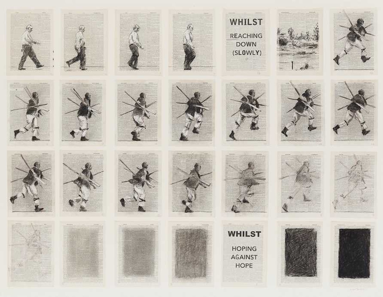 Whilst Reaching Down (Slowly) by William Kentridge