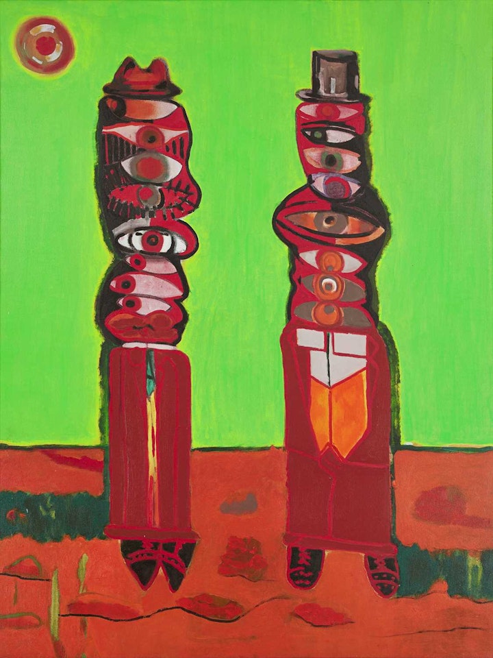 Totems in a Desert by Robert Hodgins