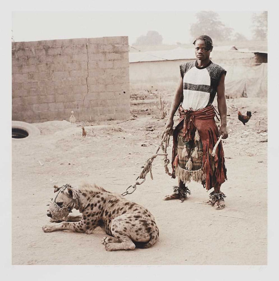 Mallam Mantari Lamal with Mainasara, Abuja Nigeria 2005 by Pieter Hugo