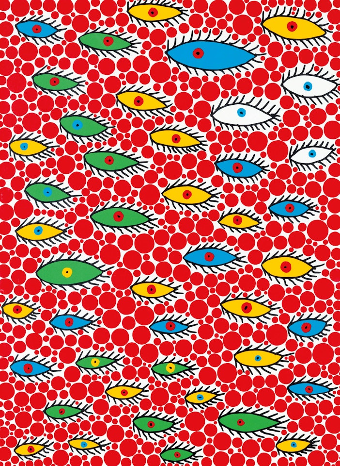 Eyes Flying in the Sky by Yayoi Kusama