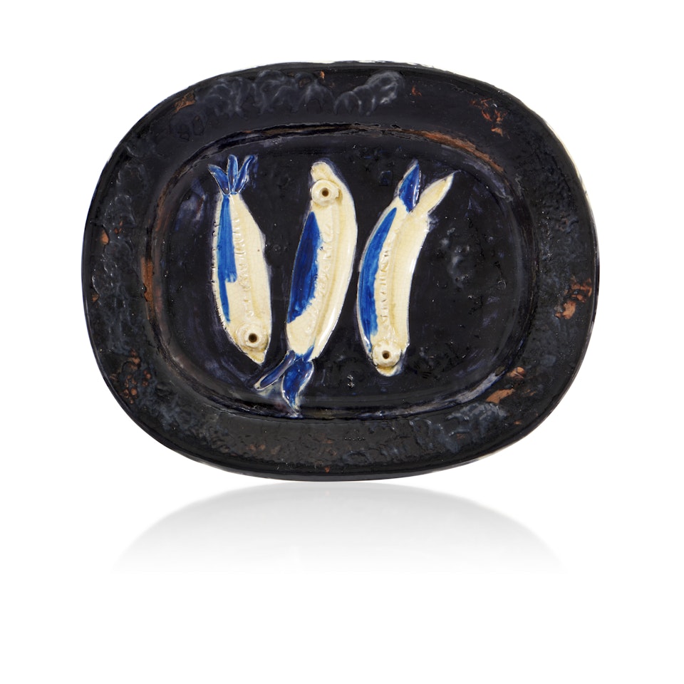 Trois sardines (A.R. 34) by Pablo Picasso