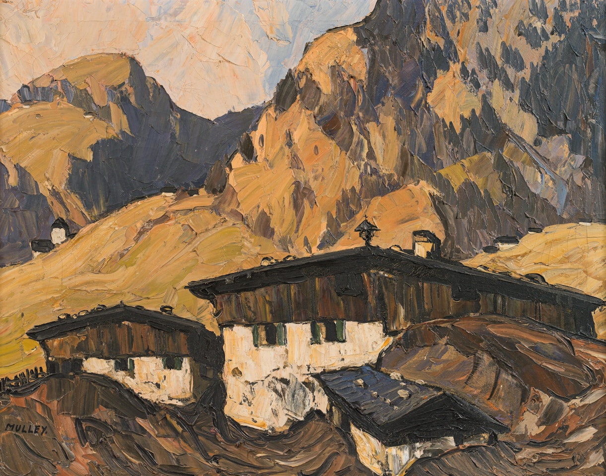 Hill farm by Oskar Mulley