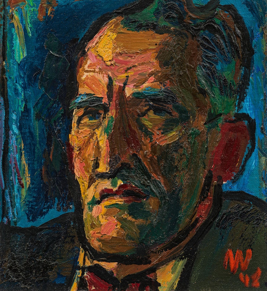 Portrait of Hans Bator by Max Weiler