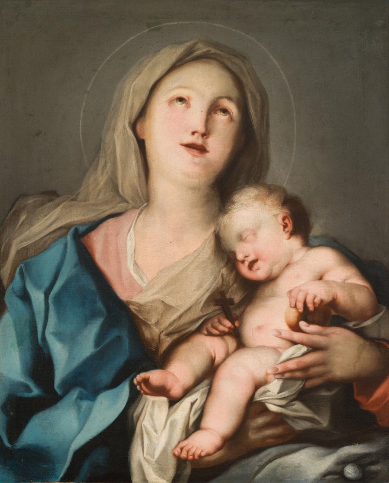 Madonna with child by Italian School