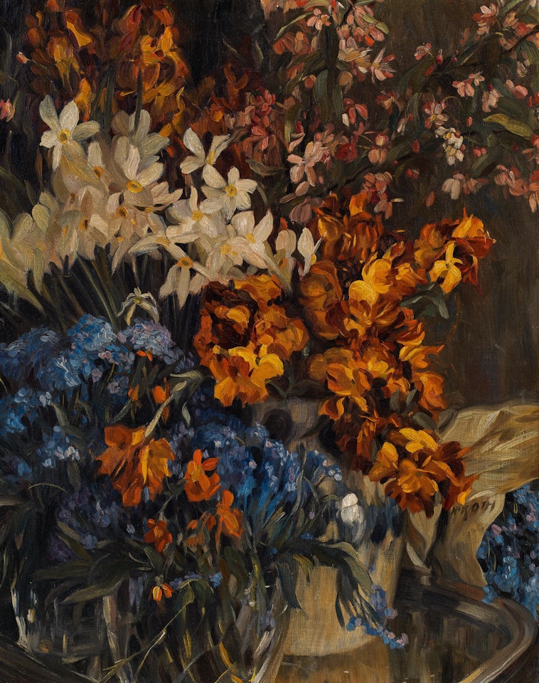 Floral still life by Norbertine Bresslern-Roth