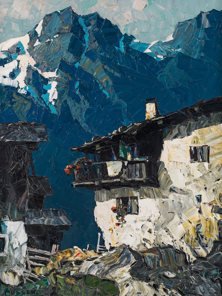 "Berghof in Garmisch" by Oskar Mulley