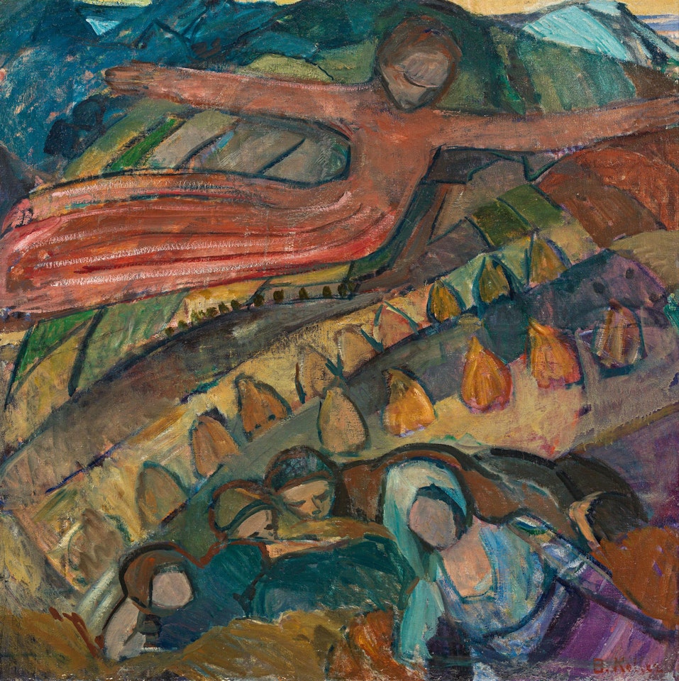 "Der Geist der Ernte (Heiligenblut und der Großglockner)" by Broncia Koller-Pinell