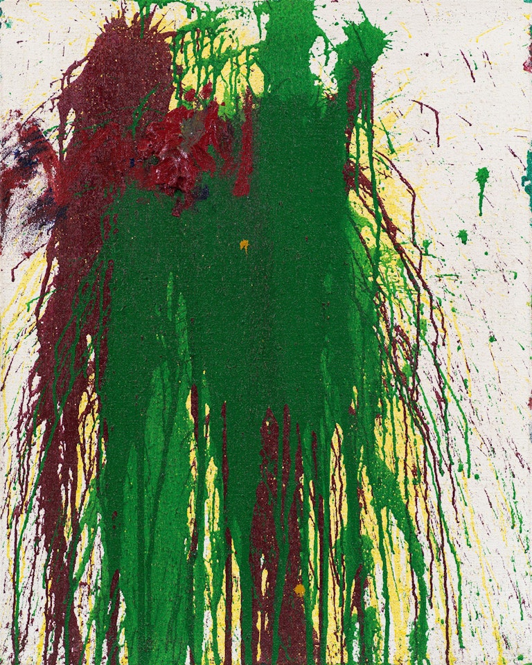 "Grüner Regen" by Hermann Nitsch