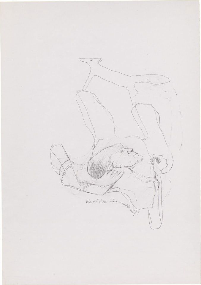"Die Füchse hören nicht auf!" by Maria Lassnig