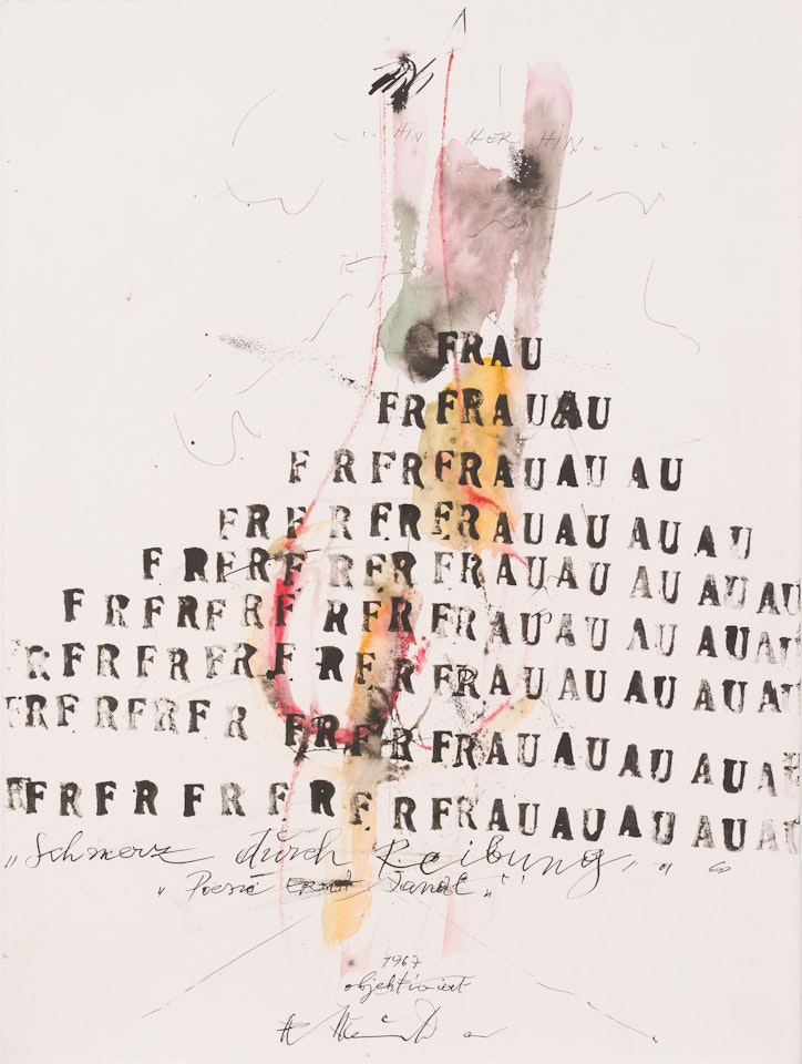 "Schmerz durch Reibung - Poesie Ernst Jandl" by Hans Staudacher