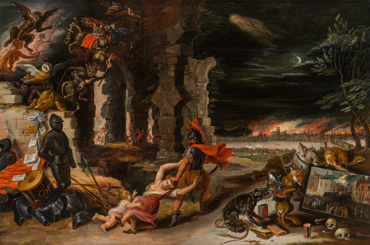 Allegory of Law and Violence (Allegory on King Charles I of England) by Jan Brueghel the Younger