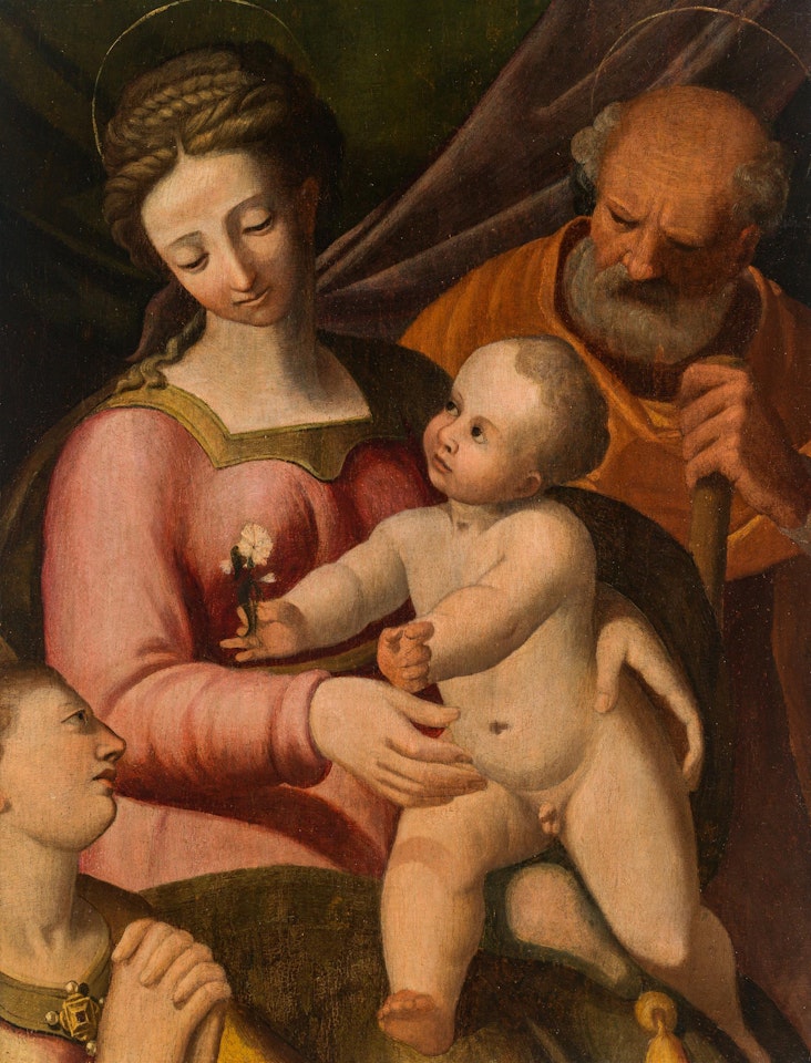 Holy Family by Italian School