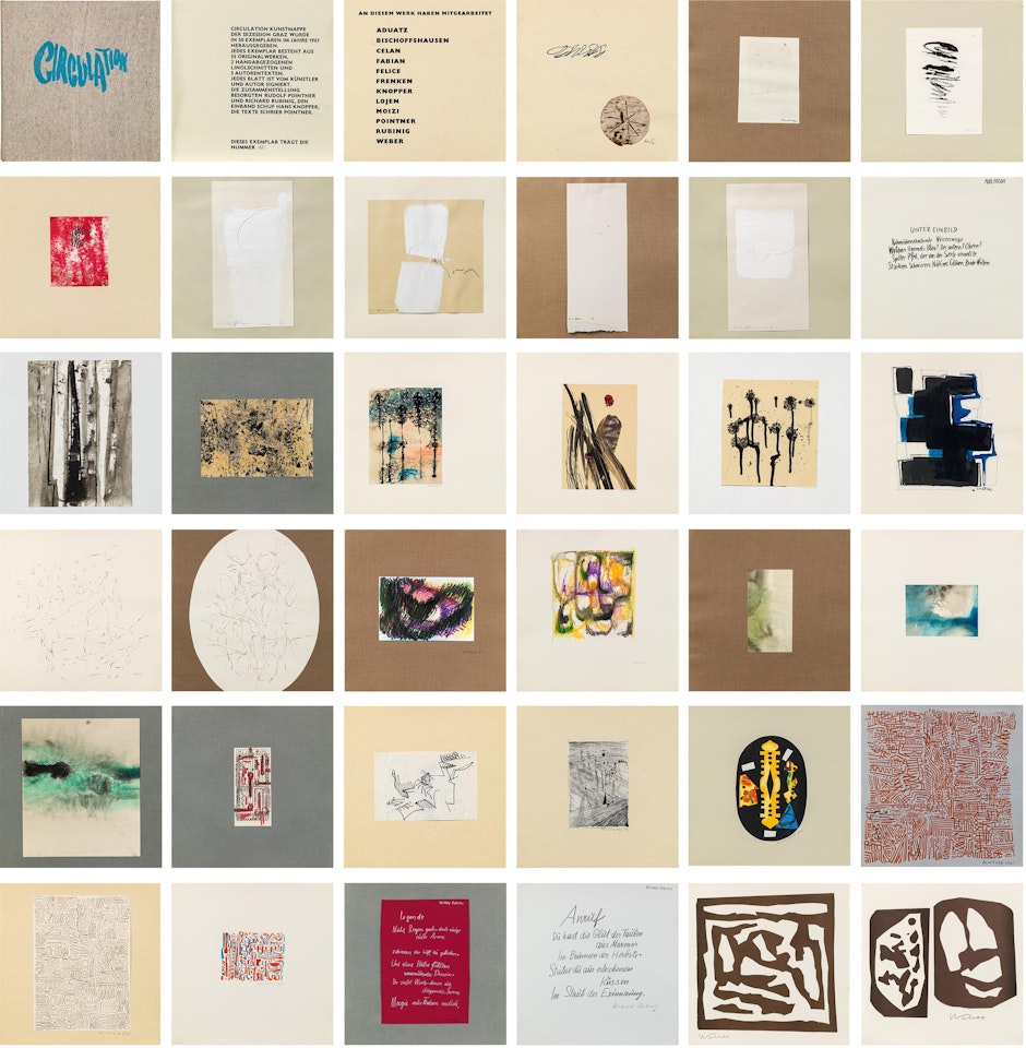 Circulation" Art folder of the Sezession Graz by Various Artists